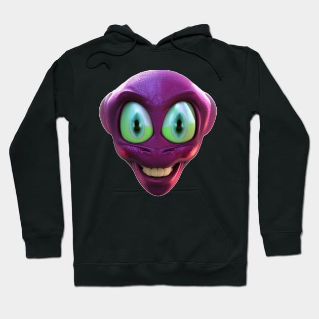 alien's face Hoodie by mdr design